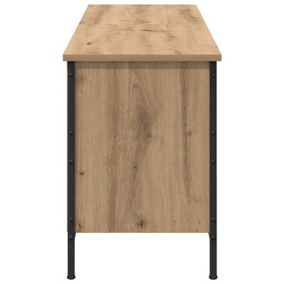 Szafka na buty 131 x 35 x 50 cm Drewno inżynieryjne i żelazo