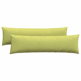 Poduszki na sofę 2 pcs Jasnozielony 145 x 40 cm tkanina