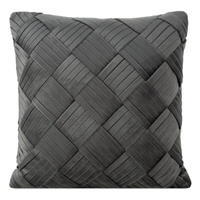 Poszewka Sonia stalowa 45x45