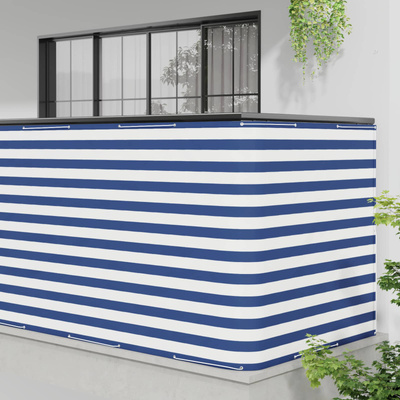 Ekran Prywatności Balkonowej 150 x 200 cm Tkanina z powłoką PU