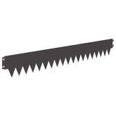 Krawężnik do trawnika 50 szt. 103 x 15 cm Stal Czarny