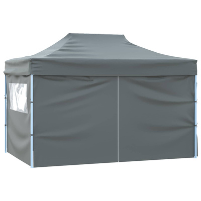 Namiot Imprezowy Antracyt 291 x 431 x 315 cm Materiał Oxford