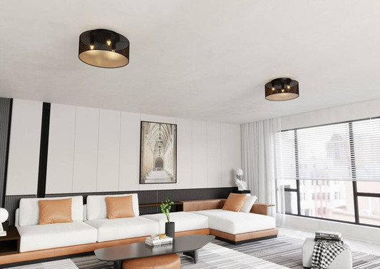 Lampa sufitowa  ASTON 3 BLACK/GOLD