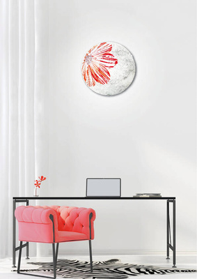 Lampa Sufitowa Candellux Spring 14-13026 Plafon E27 Czerwony