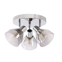 Lampa sufitowa Grazia oprawa ze szklanymi kloszami 3-punktowa do salonu
