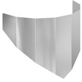 Krawężnik do trawnika 100 x 45 cm Stal srebrny