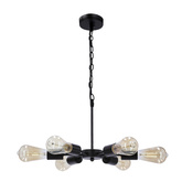 Sparta lampa wisząca czarny 6X60W E27 36-09395 