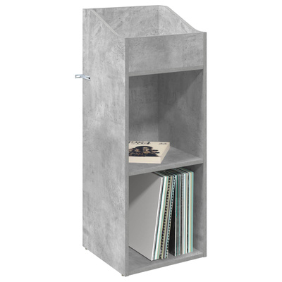 Szafka na płyty winylowe Betonowy szary 36 x 36 x 95,5 cm