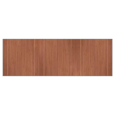 vidaXL Dywan prostokątny, brązowy, 100x300 cm, bambusowy