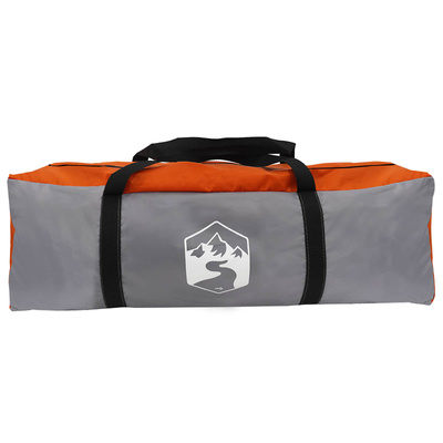 Wodoodporny tarp do campingu Szary i pomarańczowy
