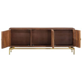 vidaXL Szafka pod TV, 120x30x46 cm, lite drewno mango