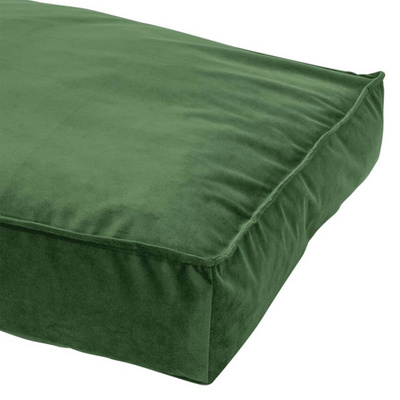 Madison Legowisko dla psa Velvet, 120x90x15 cm, zielone