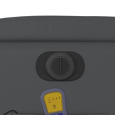 vidaXL Rozkładany fotel masujący, elektryczny, szary, sztuczna skóra