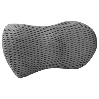 Poduszka pod plecy Szary Pianka z pamięcią 47,5 x 23 x 12 cm