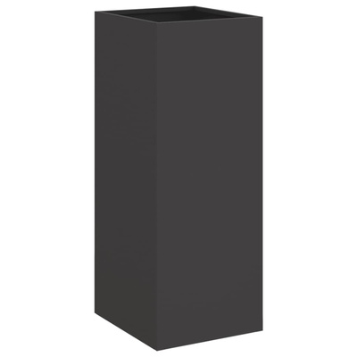 Donica, czarna, 32x29x75 cm, stal