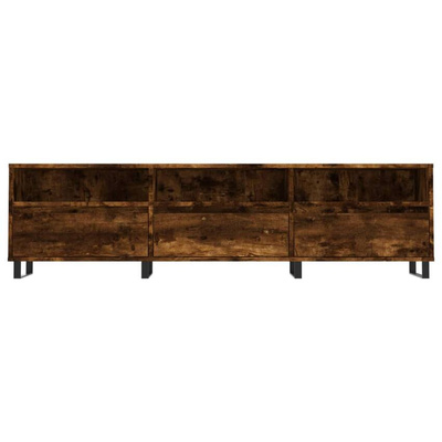 vidaXL Szafka pod TV, przydymiony dąb, 150x30x44,5 cm wariant 5
