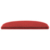 Samoprzylepne maty na schody 15 pcs czerwony 80 x 24,5 x 3,5 cm
