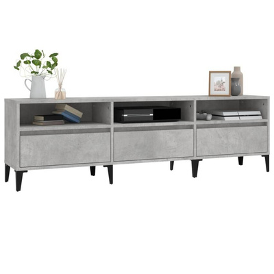 Szafka pod TV, szarość betonu, 150x30x44,5 cm vidaXL