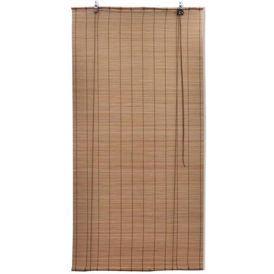 vidaXL Roleta bambusowa, 80 x 220 cm, brązowa