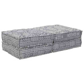 Modularna jednostka sofy 2 pcs jasnoszary 140 x 70 x 36 cm