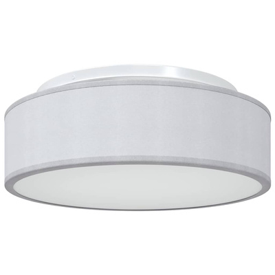 Lampa Sufitowa Z reflektorami Szary 38 x 38 x 13,5 cm tkanina