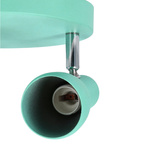 Lampa sufitowa Picardo plafon regulowany 3-punktowy metalowy zielony E14