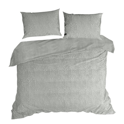 Pościel Flano srebrna 140x200 model standard