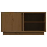 Szafka pod TV, miodowy brąz, 80x35x40,5 cm, lite drewno sosnowe vidaXL