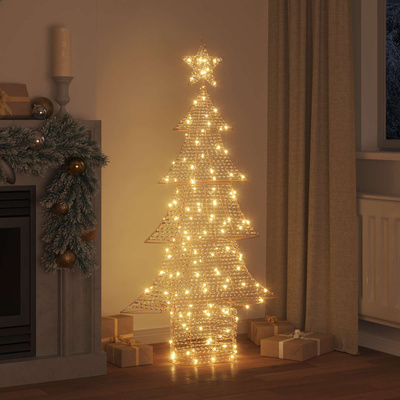 Choinka z 160 diodami LED Ciepła biel 151 cm PET
