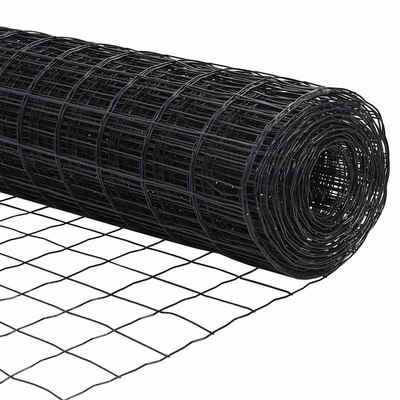 Ogrodzenie Euro 0,4 x 25 m Żelazo pokryte PVC Szary