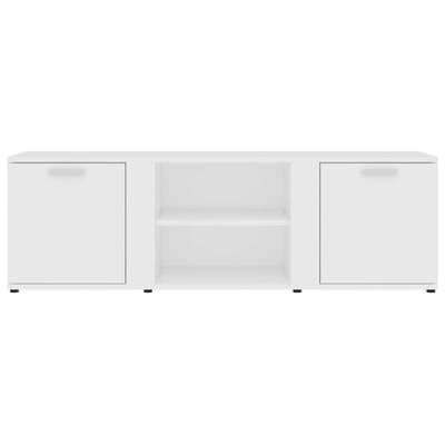 vidaXL Szafka pod TV, biała, 120x34x37 cm, materiał drewnopochodny