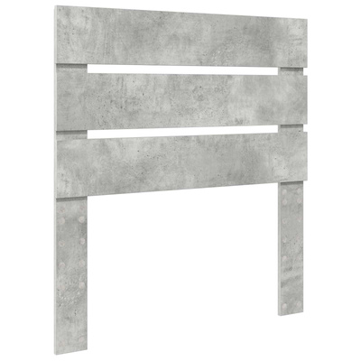 Ramka łóżka Betonowy szary 75 x 190 cm Drewno inżynieryjne