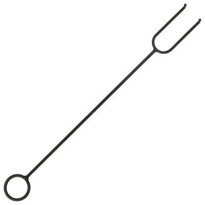 Palenisko z pogrzebaczem, 49 cm, stal vidaXL