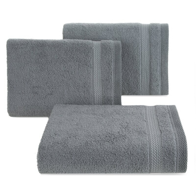 Ręcznik Riki stalowy 70x140