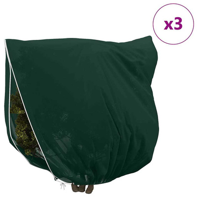 Osłony Fleece dla Roślin Przed Przymrozkami 3 pcs Zielony