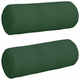 Poduszki Wałkowe 2 pcs Ciemna zieleń ? 25 x 70 cm
