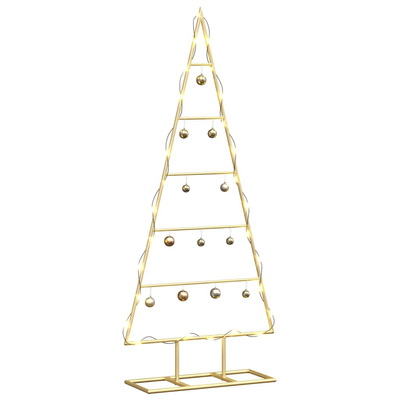 Metalowa choinka świąteczna złoty 90 cm Stal Malowana Proszkowo