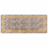 Chodnik dywanowy MARSA Szary 80 x 200 cm Poliester i PVC