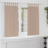 Firany blackout z kółkami 2 pcs Ciemnoszary 175 x 140 cm