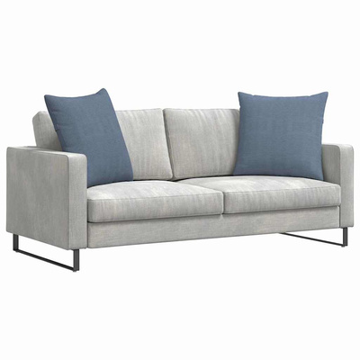 Poduszki na sofę 2 pcs Niebieski 80 x 80 cm Tkanina sztruksowa