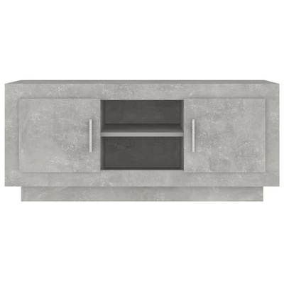 vidaXL Szafka pod TV, szarość betonu, 102x35x45 cm