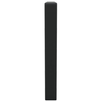 Wsporniki do półki pod umywalkę, 2 szt., czarne, trapezowe