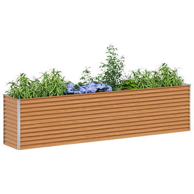 Podniesiona rabata ogrodowa 290 x 50 x 68 cm Stal Galwanizowana