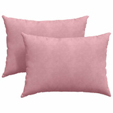 Poduszki na sofę 2 pcs Różowy 70 x 50 cm Tkanina sztruksowa