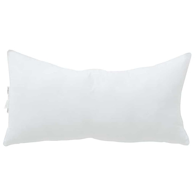 Poduszka z poduszką Biały 80 x 42 x 20 cm Bawełna i poliester