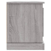vidaXL Szafka pod TV, szary dąb sonoma, 100x35,5x45 cm