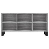 vidaXL Szafka pod TV, szary dąb sonoma, 103,5x30x50 cm