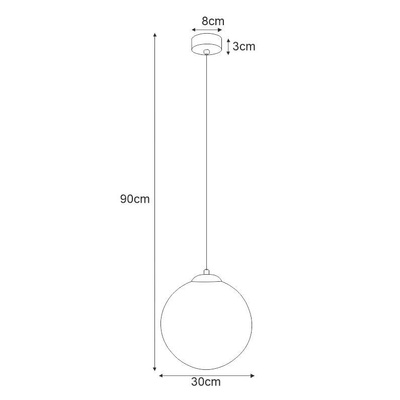 Lampa wisząca K-5312 z serii ELMO