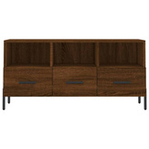 vidaXL Szafka pod TV, brązowy dąb, 102x36x50 cm