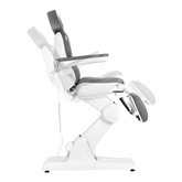 Fotel kosmetyczny elektr. Azzurro 870S pedi 3 siln. szary 109082